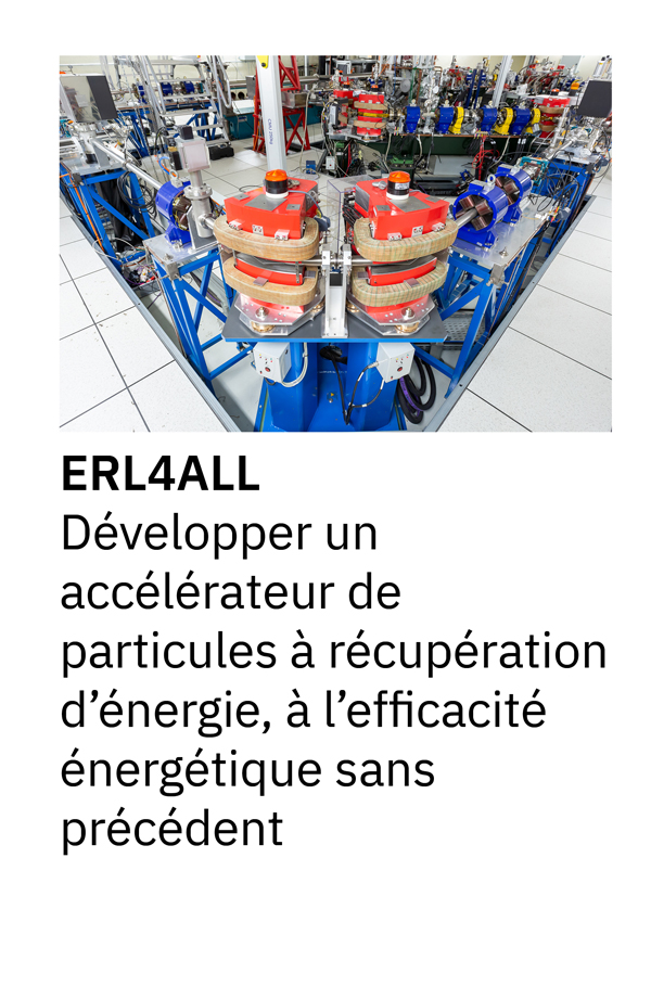 ERL4ALL : Développer un accélérateur de particules à récupération d’énergie, à l’efficacité énergétique sans précédent