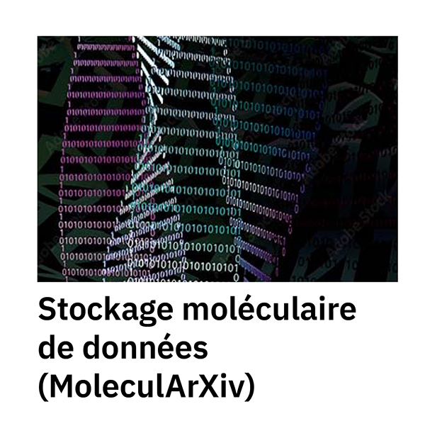 Stockage moléculaire de données (MoleculArXiv)