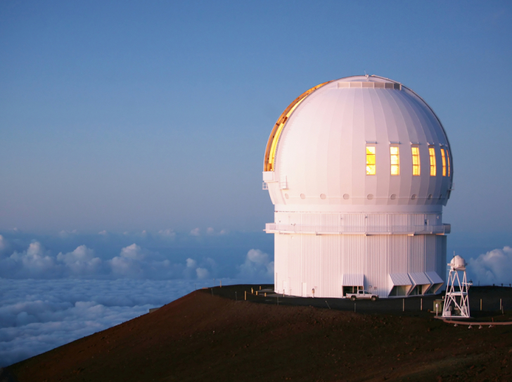 Télescope Canada-France-Hawaï (CFHT), observatoire astronomique du Maunakea à Hawaï