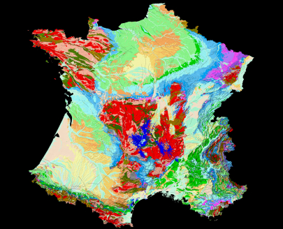 Carte géologique de la France