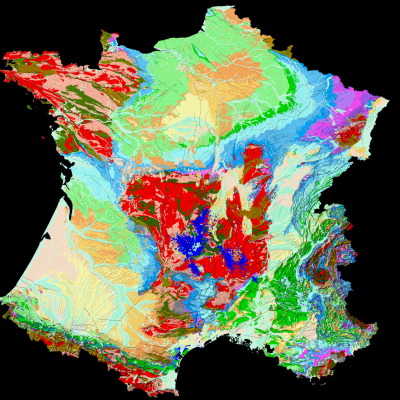 Carte géologique de la France