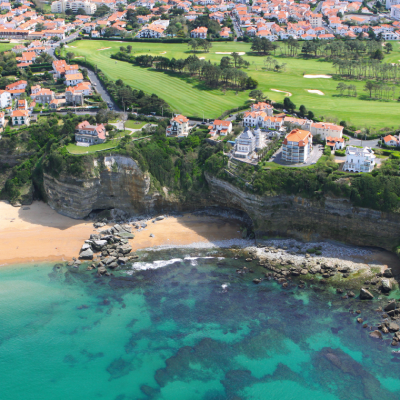 Éboulement de la falaise Miramar à Biarritz